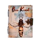 Bőrkötésű Notesz - "Bee Kind"