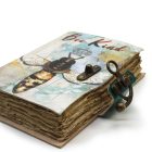 Bőrkötésű Notesz - "Bee Kind"