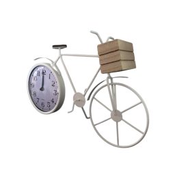 Kerékpár Dekoráció Órával - Fehér